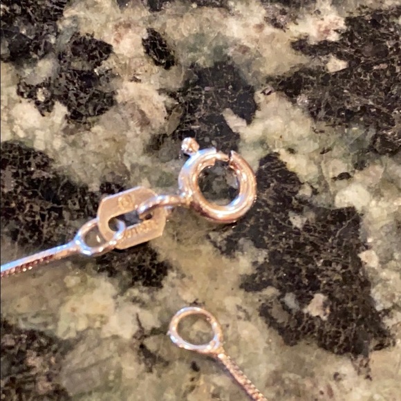 ✡️ Sterling silver Star of David CZ 2pc Necklace - Picture 3 of 8